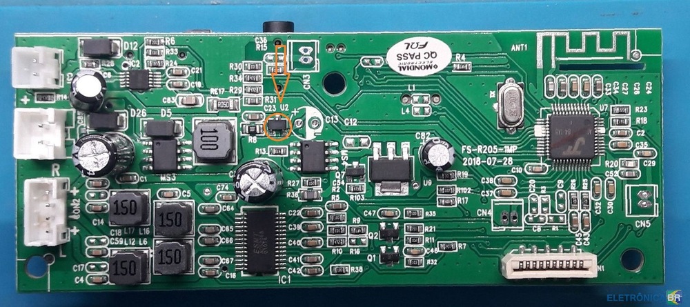 Caixa Amplificada Mondial Modelo SK06 Aparelhos De Som GPS Gadgets