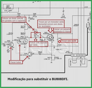 Bu808dfi переделка под обычный схема