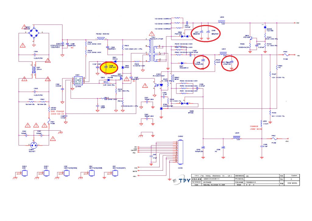 Блок питания e58528 схема