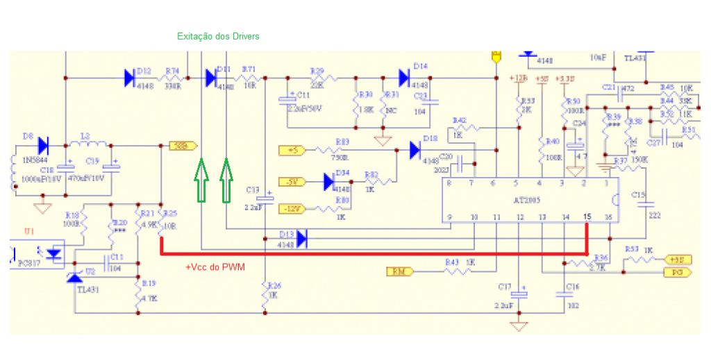 Wt7520 схема блока питания