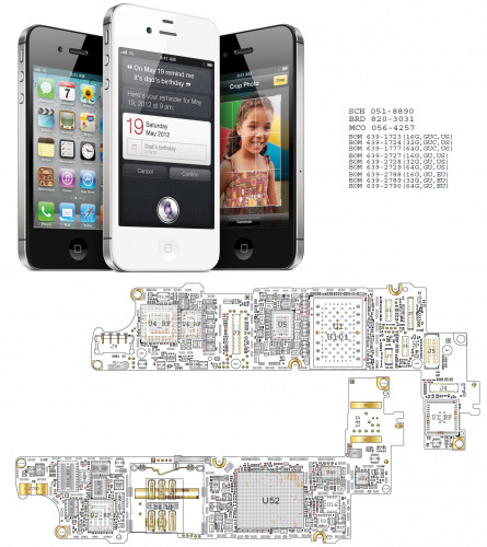 Mais informações sobre "Apple iPhone 4S - A1387 - A1431 - N94AP - Schematic"