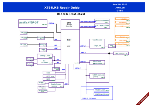 Mais informações sobre "Asus X751LKB repair guide"
