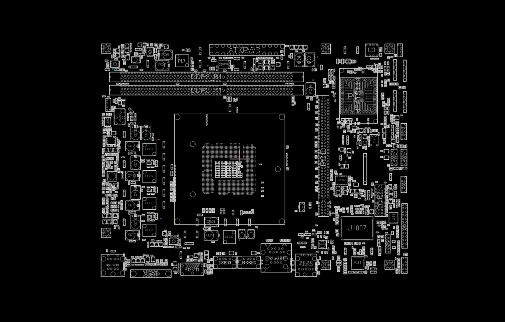 ASROCK H61M-VS R2.00 Boardview