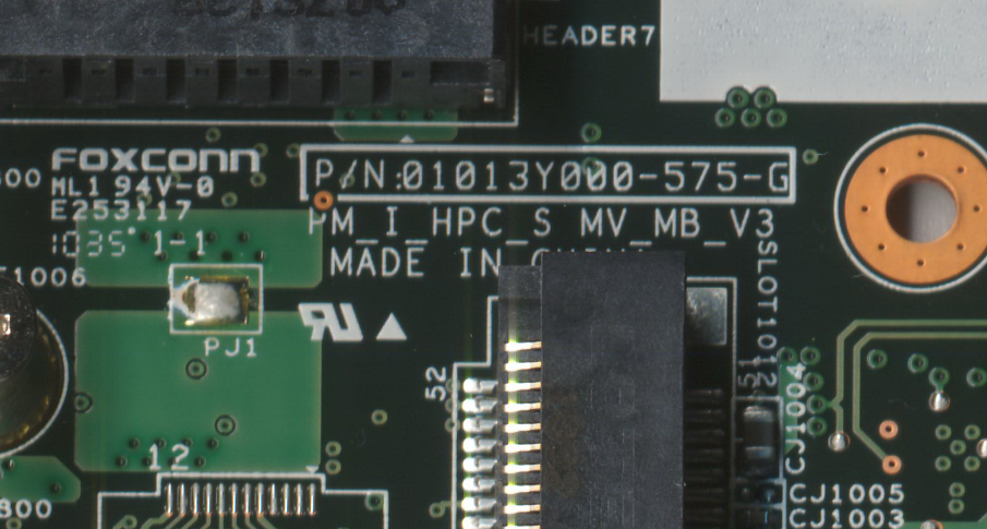 HP G72-b02er Foxconn Star Federer PM_I_HPC_S MV_MB_V3 FOTO
