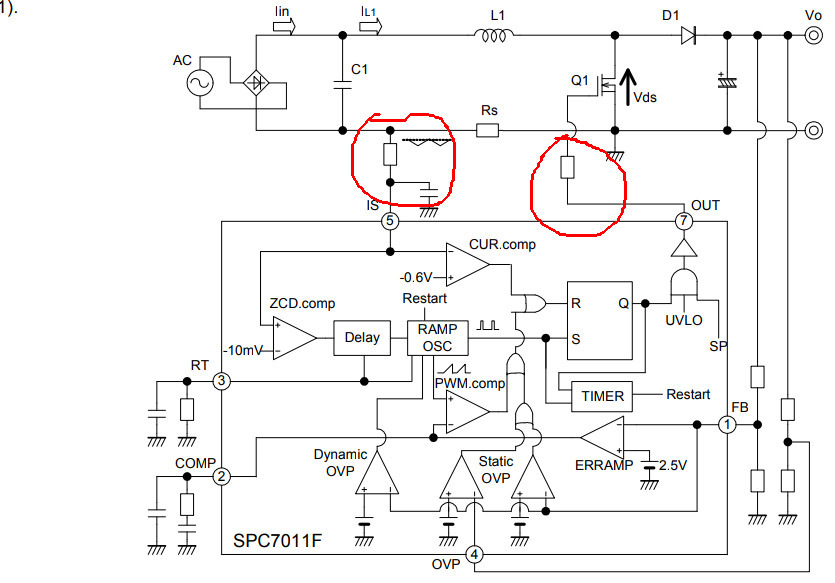 Spc7011f схема включения