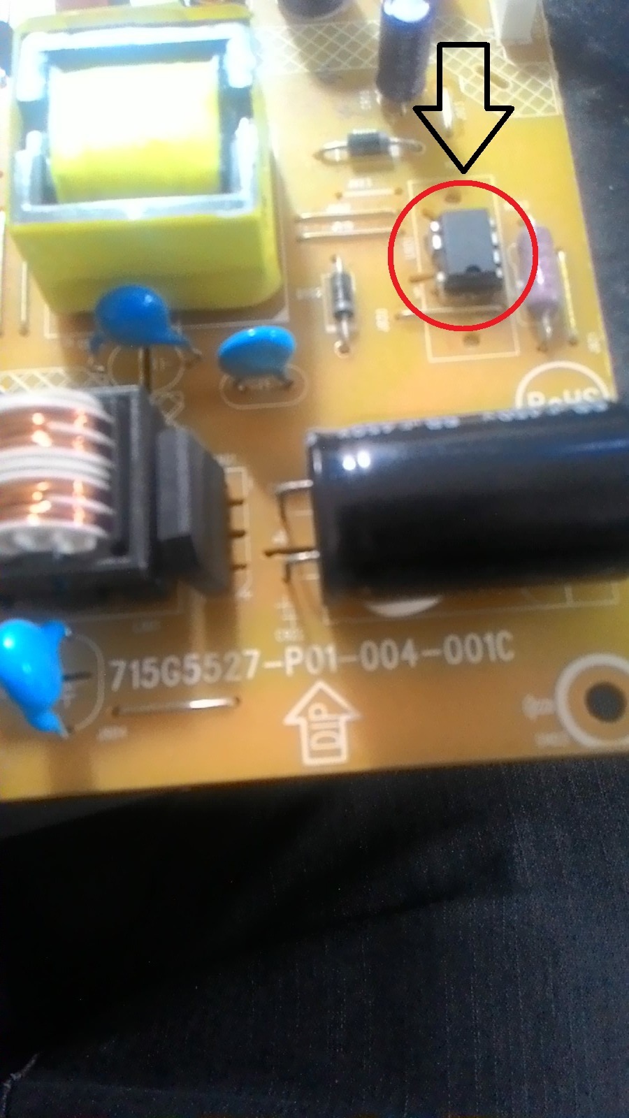 Monitor Aoc / modelo E2279Swn / Sem tensões de 5 e 15V na fonte ...