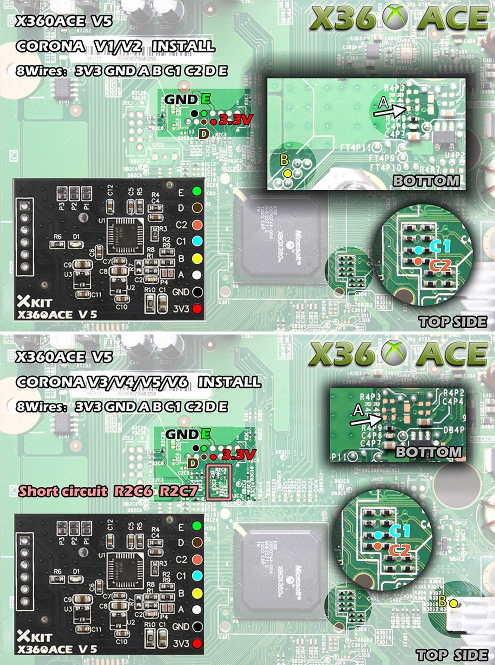 Ace v5 xbox установка