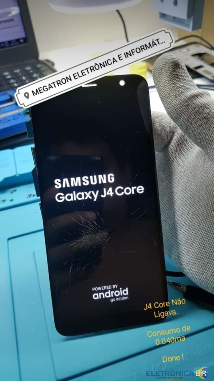 Samsung J4 plus -   j415.  - não liga