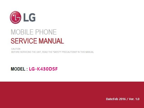 Manual Tecnico LG K430DSF (k10)