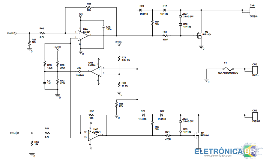 Enermax - YUP E 1200 10.10.126 com MOSFET M1 em Curto