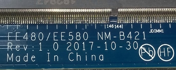 Lenovo EE480 / EE580 NM-B421 REV: 1.0