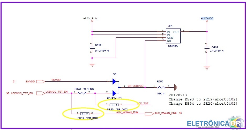 Dell Inspirom 5420 Placa daor08p16e2 rev:e2 nao da video na tela