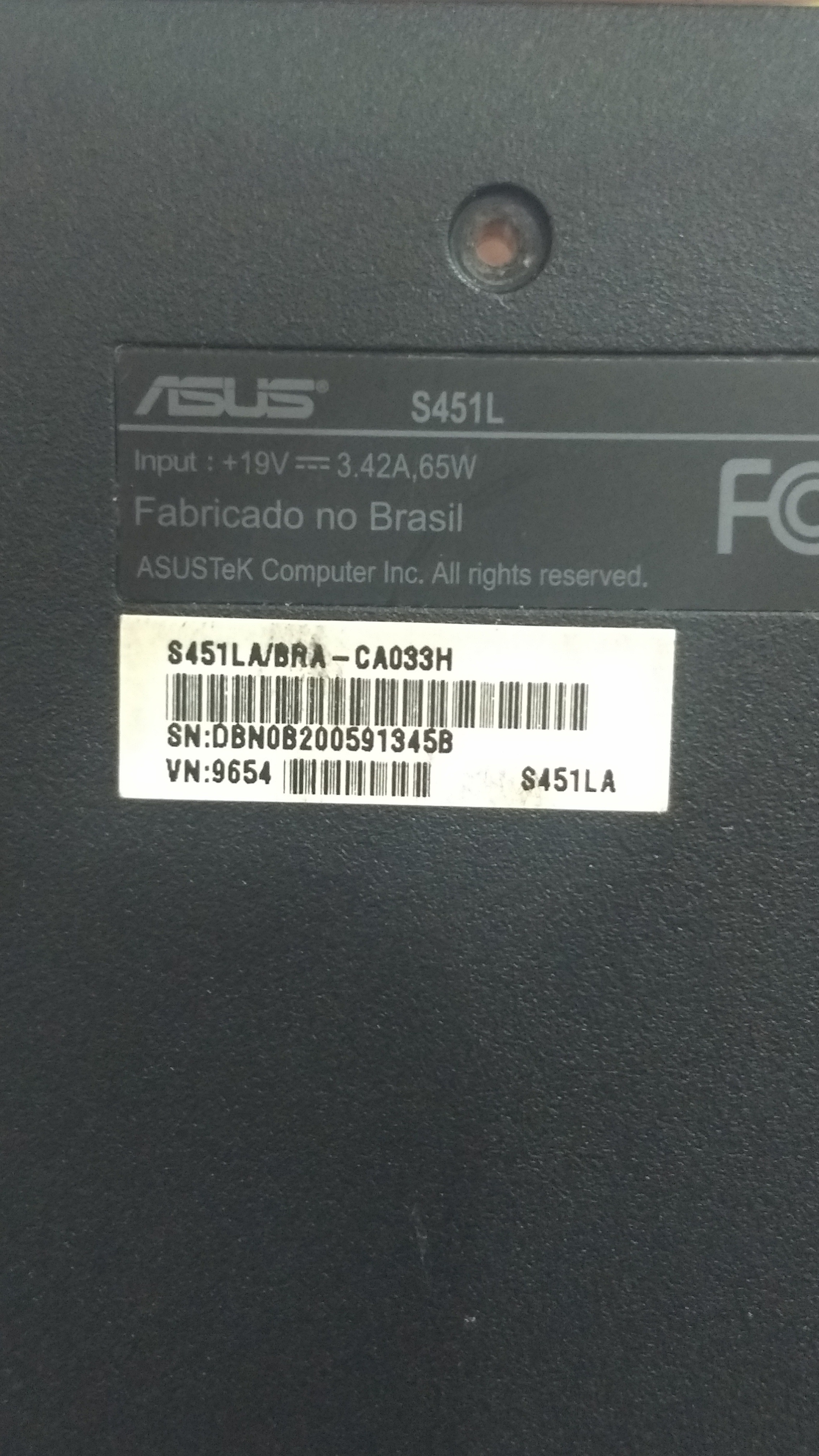 BIOS ASUS S451L