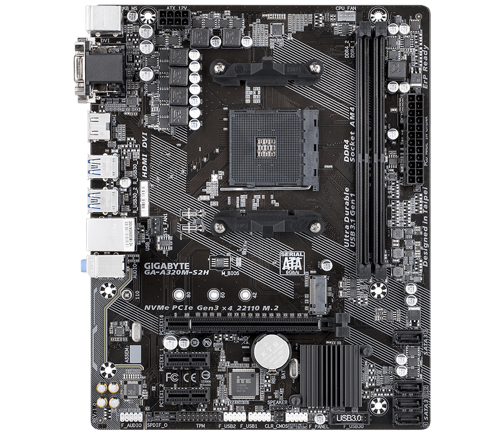 BIOS GIGABYTE GA-A320M-S2H