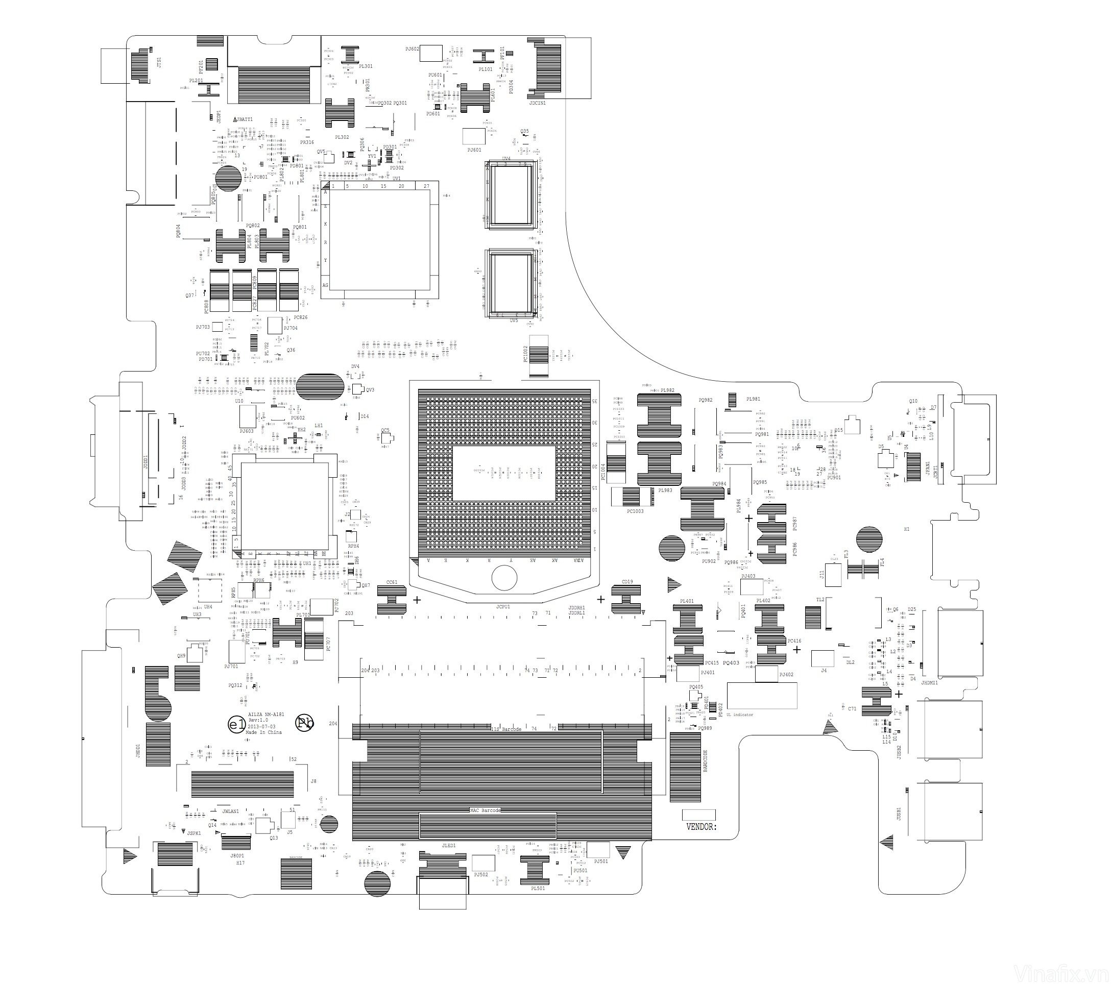 Boardview Lenovo IdeaPad Z510 LCFC NM-A181 AILZA /B /C