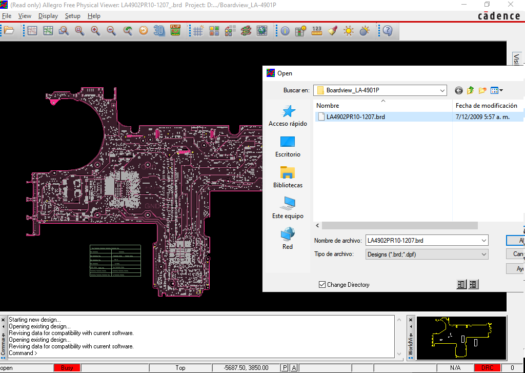 HP 8440P LA-4901P LA-4902P BOARDVIEW