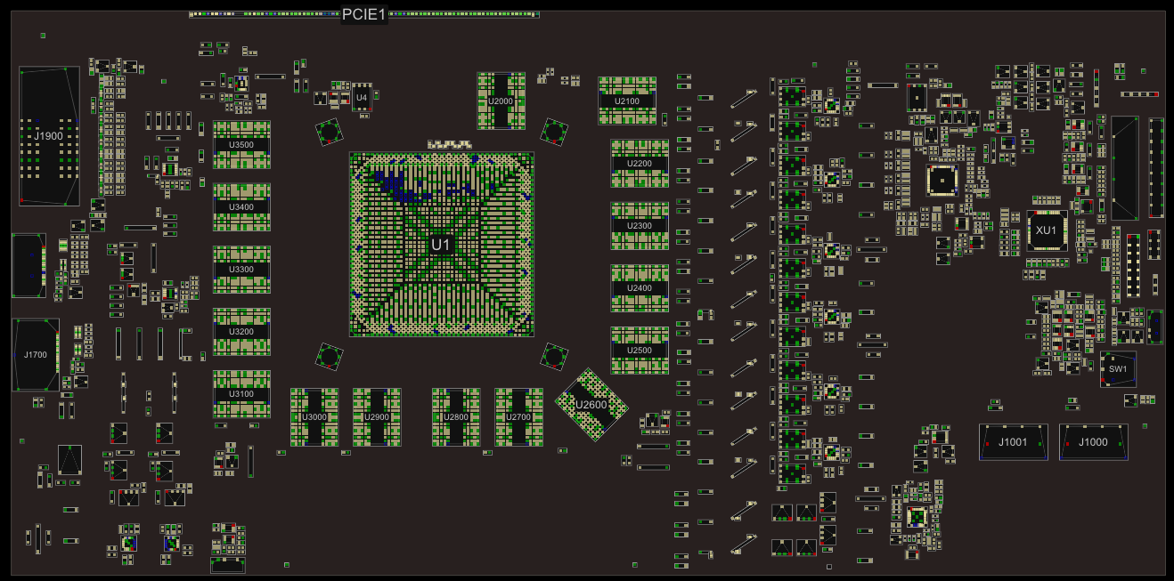 ASUS RADEON ROG MATRIX R9 290X PLATINUM (C671X) REV 1.00X 59YV05D1-VG0A01S (BOARDVIEW)