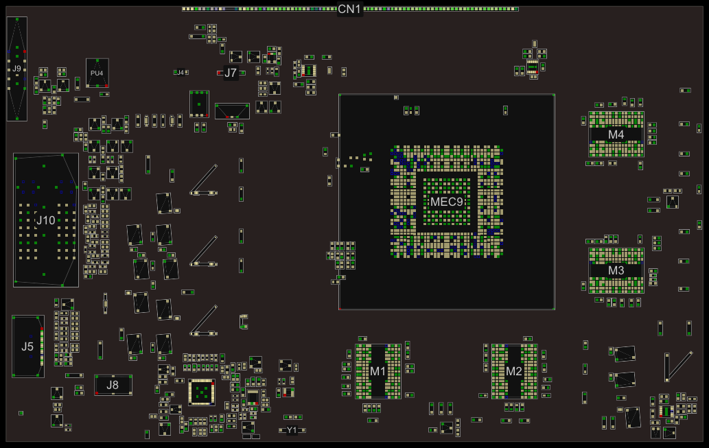 ASUS GEFORCE GTX750 DF 2GD5 DIC2010ML REV. 1.00 60YV05Y4-VG0A03 (BOARDVIEW)