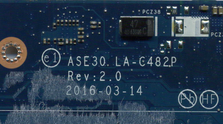 HP ENVY 13-d040nr Compal ASE30 LA-C482P rev:2.0