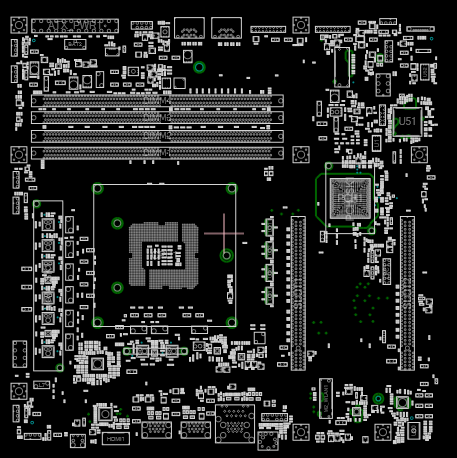 MSI MS-7A09 REV 1.1 - BoardView (.CAD)