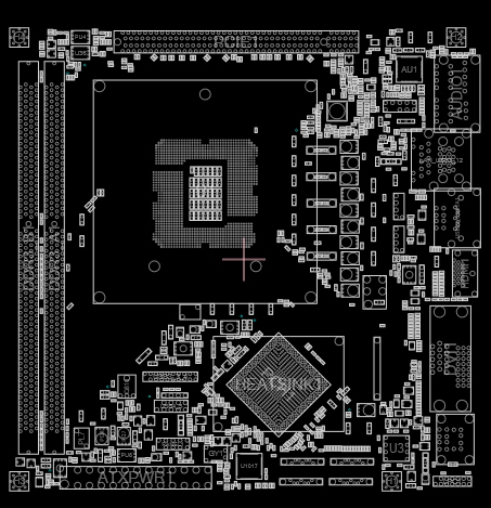 ASRock B75M-ITX (70-MXGLT0-A02) REV 1.05 - BoardView (.FZ)