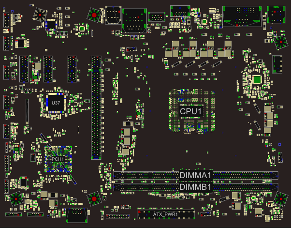 MSI MS-7C16 REV 1.0 - BoardView (.CAD)