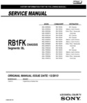 Mais informações sobre "Service Manual Sony Séries KDL-50R KDR60R e KDL70R"