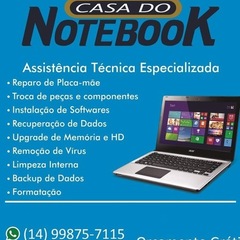 Casa do notebook