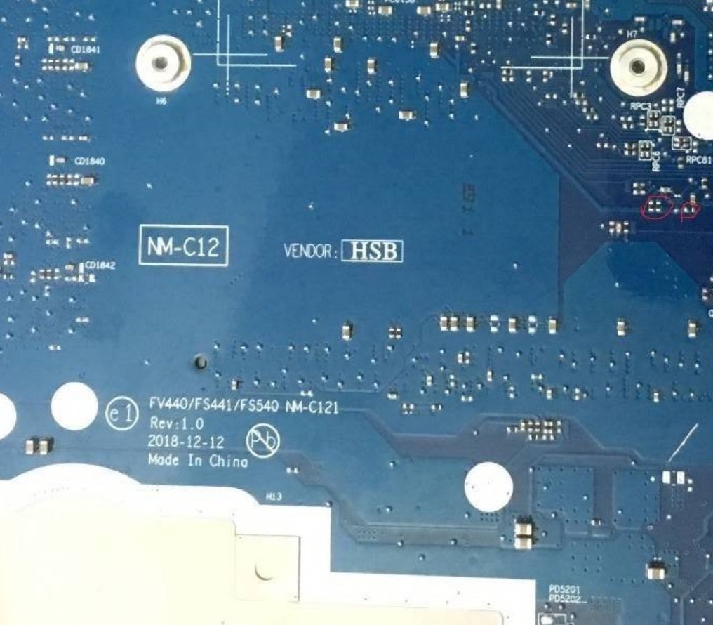 Lenovo IdeaPad S145 LCFC fs441_fs540 nm-c121 Rev 0.1 esquema