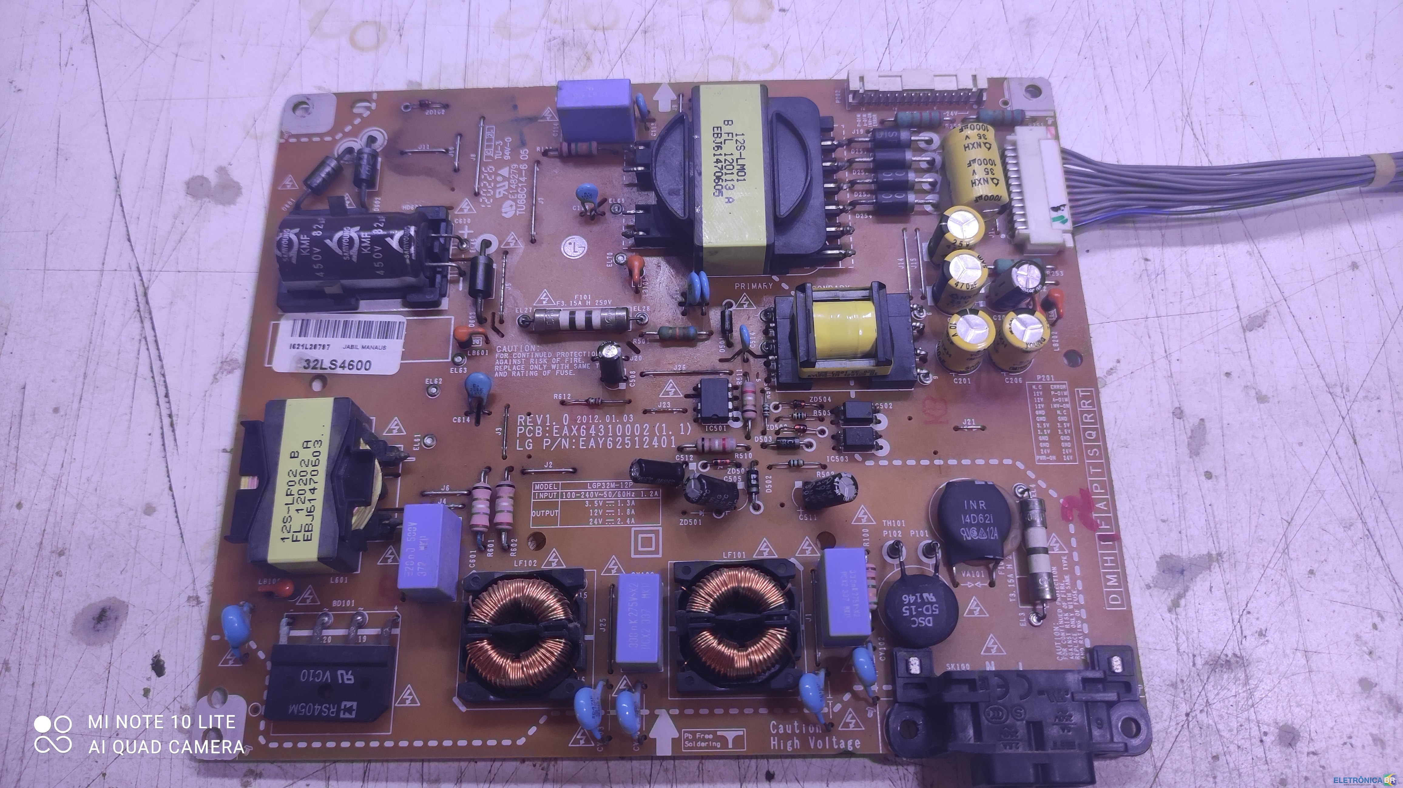 Tv Lg 32 Led 32LS4600, Não esta ligando.