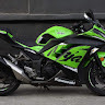 Black da ninja 300 rj