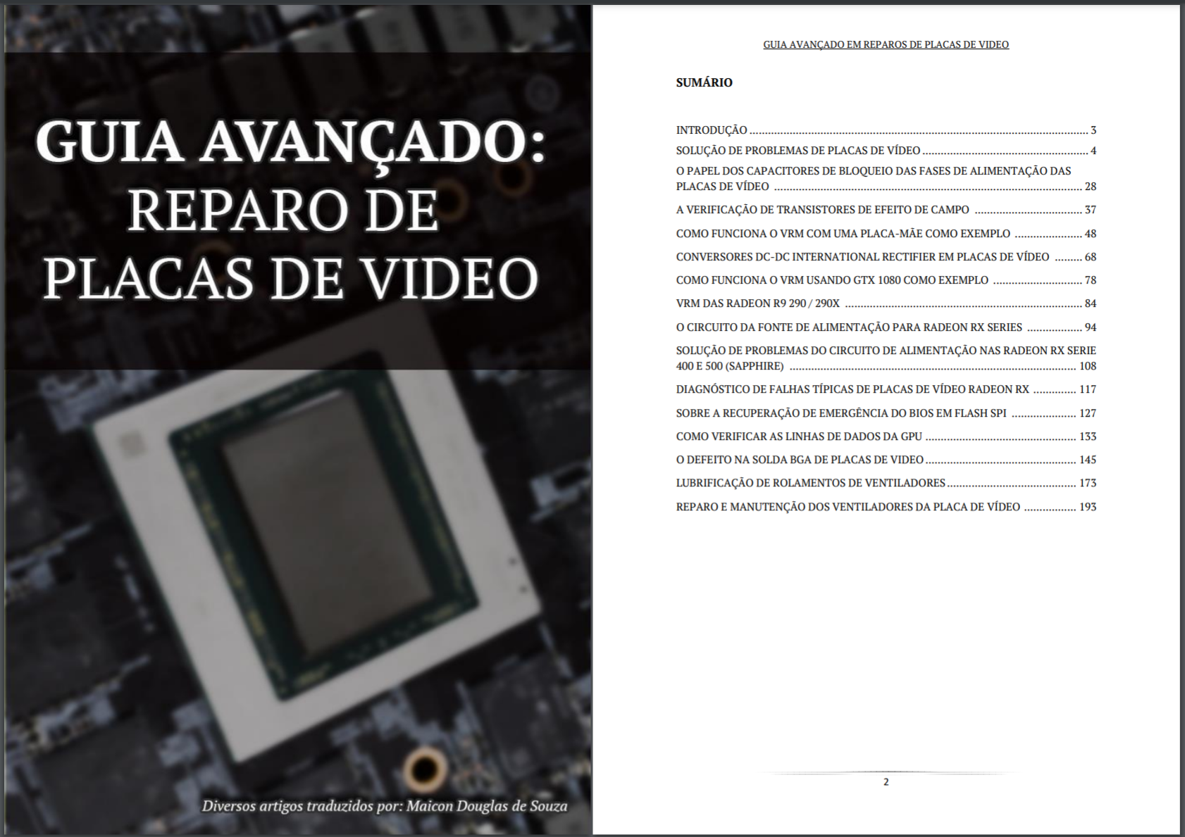 Guia avançado para reparo de placas de video V2