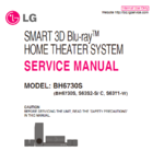Mais informações sobre "LG  BH6730S Home Theater Service Manual"