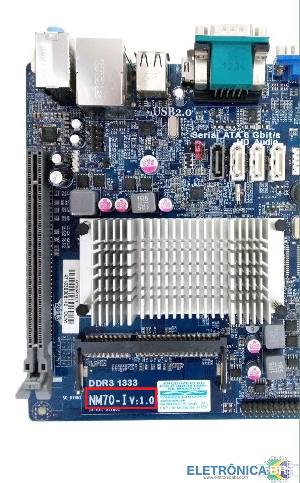 Positivo DS3000 Placa Mãe Pos Eibtpdc V1.0 15-kb3-011001 Liga sem Imagem