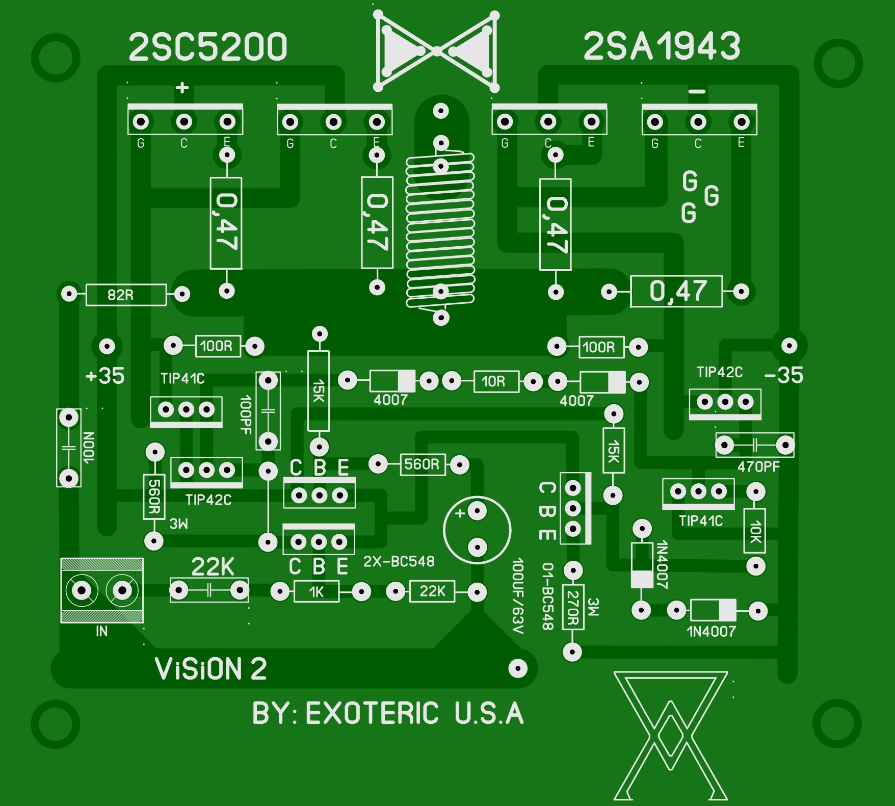 Download projeto novo amplificador de áudio 200watts RMS * VISION 2