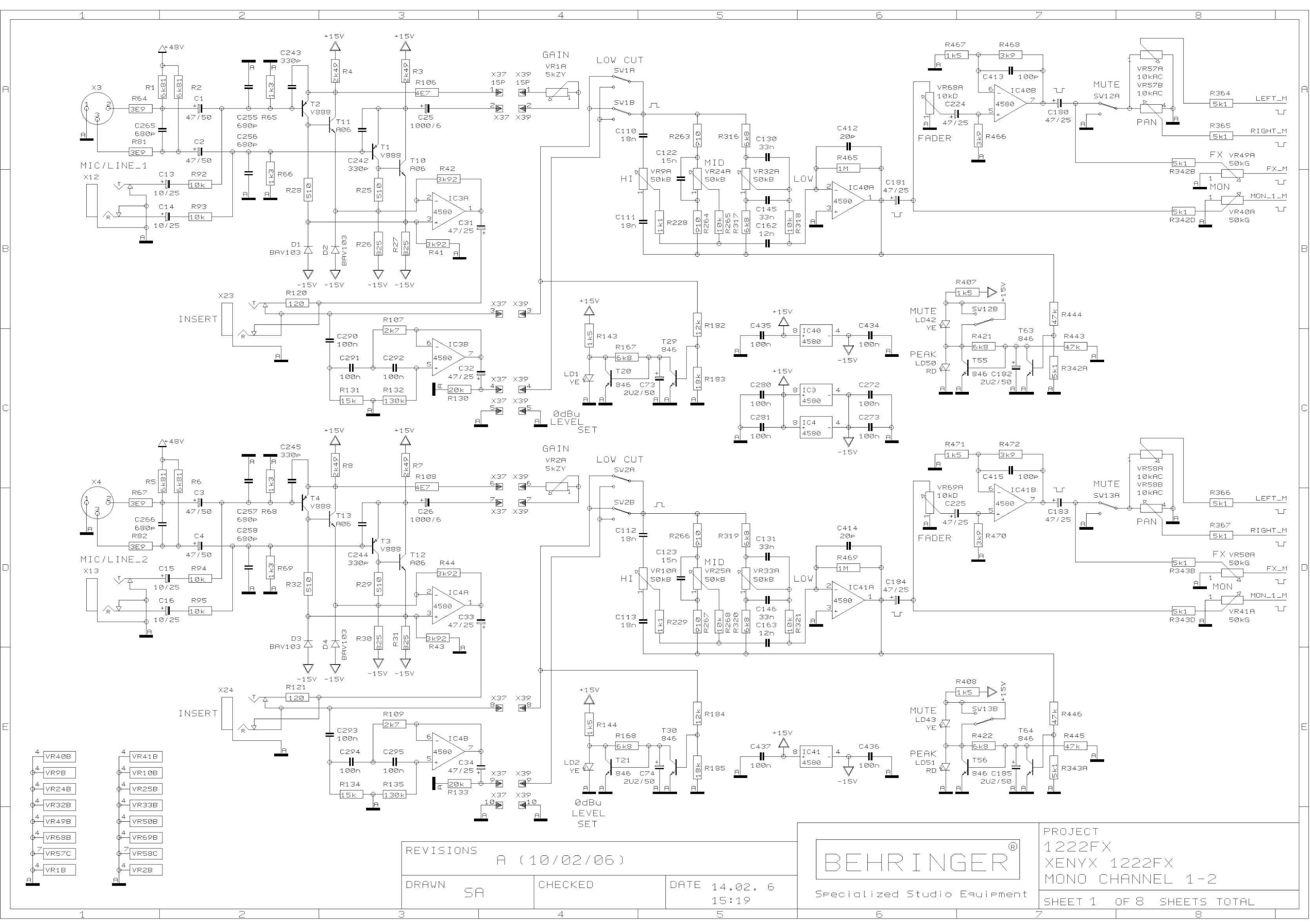 Behringer Xenyx 1222FX