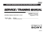 Mais informações sobre "Sony KDL-32EX655, KDL-40EX655 e KDL-46EX655, AZ3G Chassis Segment P-2A, Commander RM-YD079 - BRAZIL"