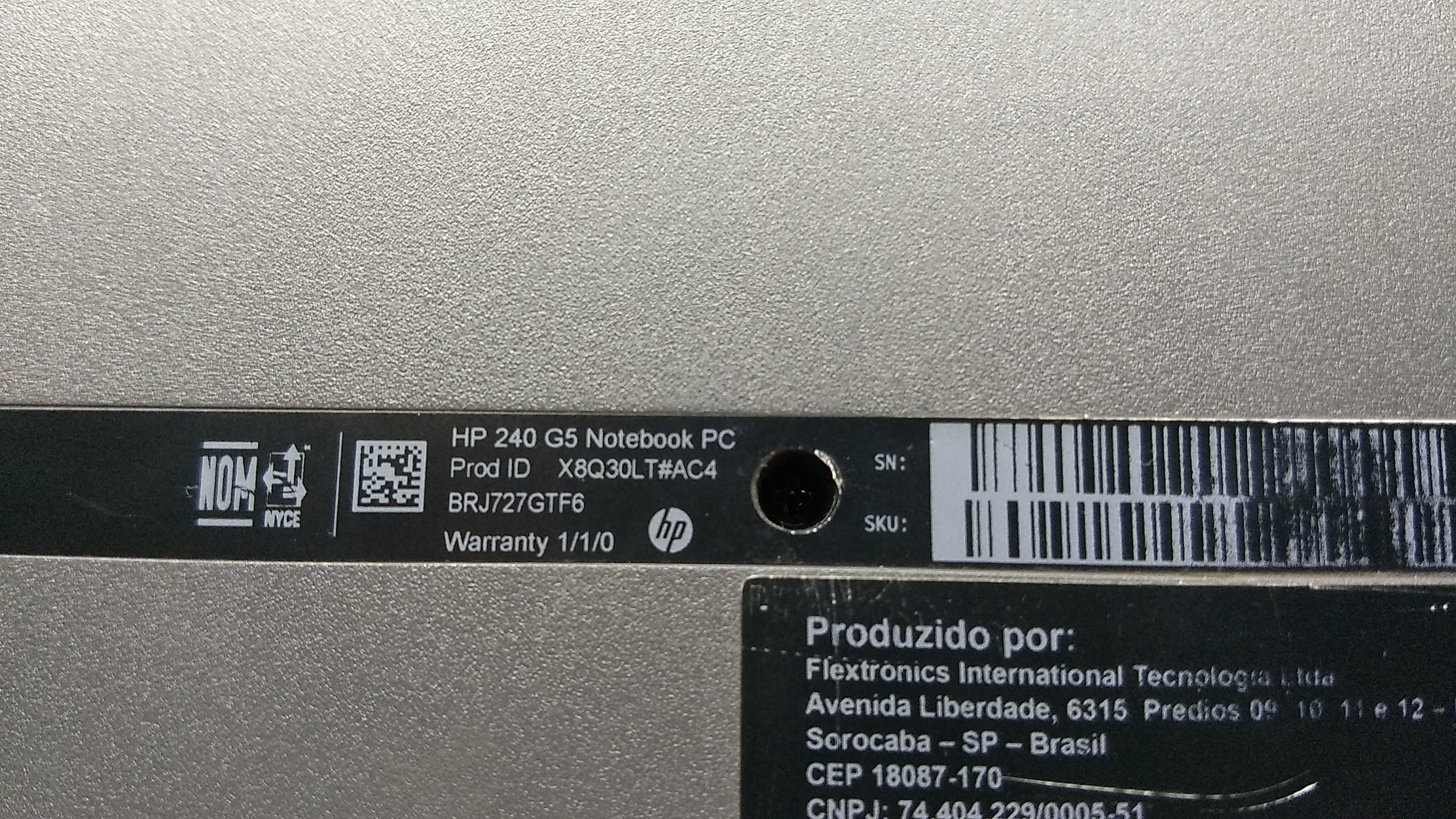 HP 240 G5 (I5)