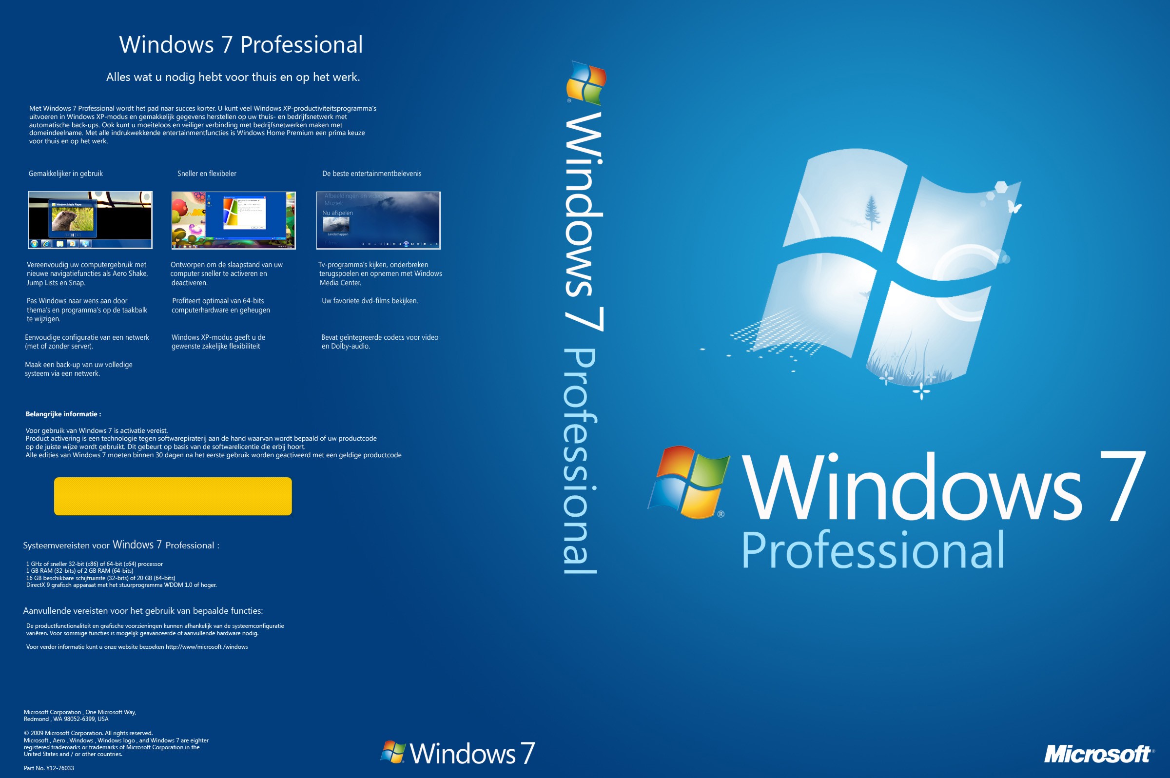 Iso Windows 7 Profissional-with-Sp1-64Bits - Produto leve sem alterações