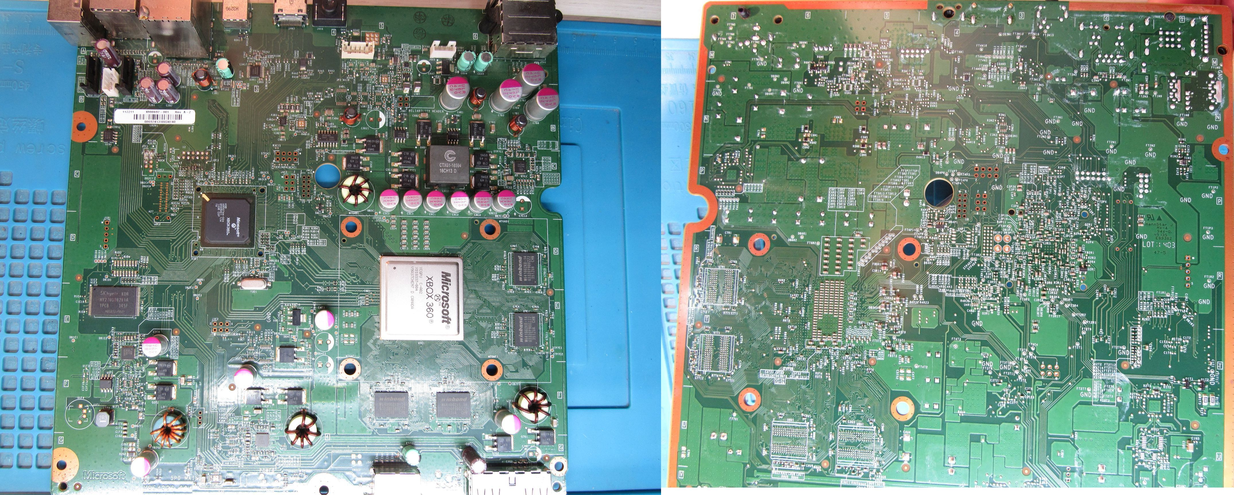 CURVA XBOX360 CORONA V5 BOARD