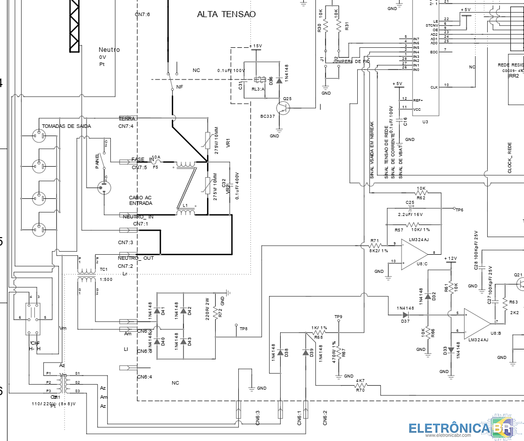 Force Line - UPS 1500 BI-608 - Não entra no modo de rede
