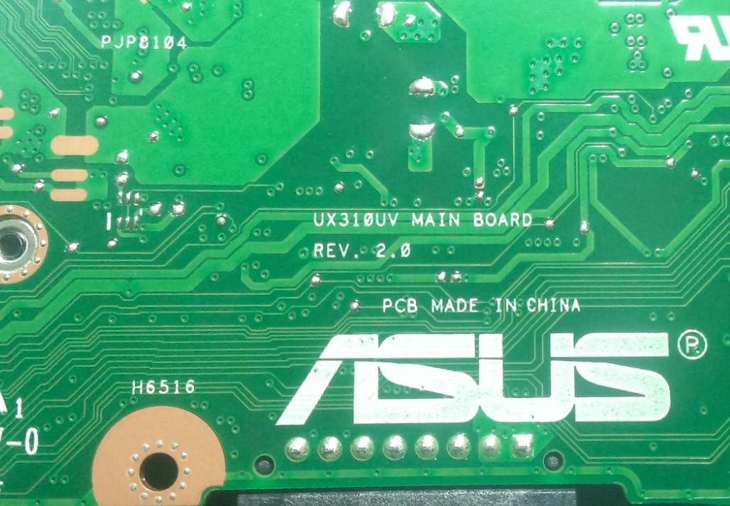 ASUS UX410U UX410UQK UX310UV REV 2.0 i5-7200U  N16S-GTR-S-A2 nVidia 940MX 2G