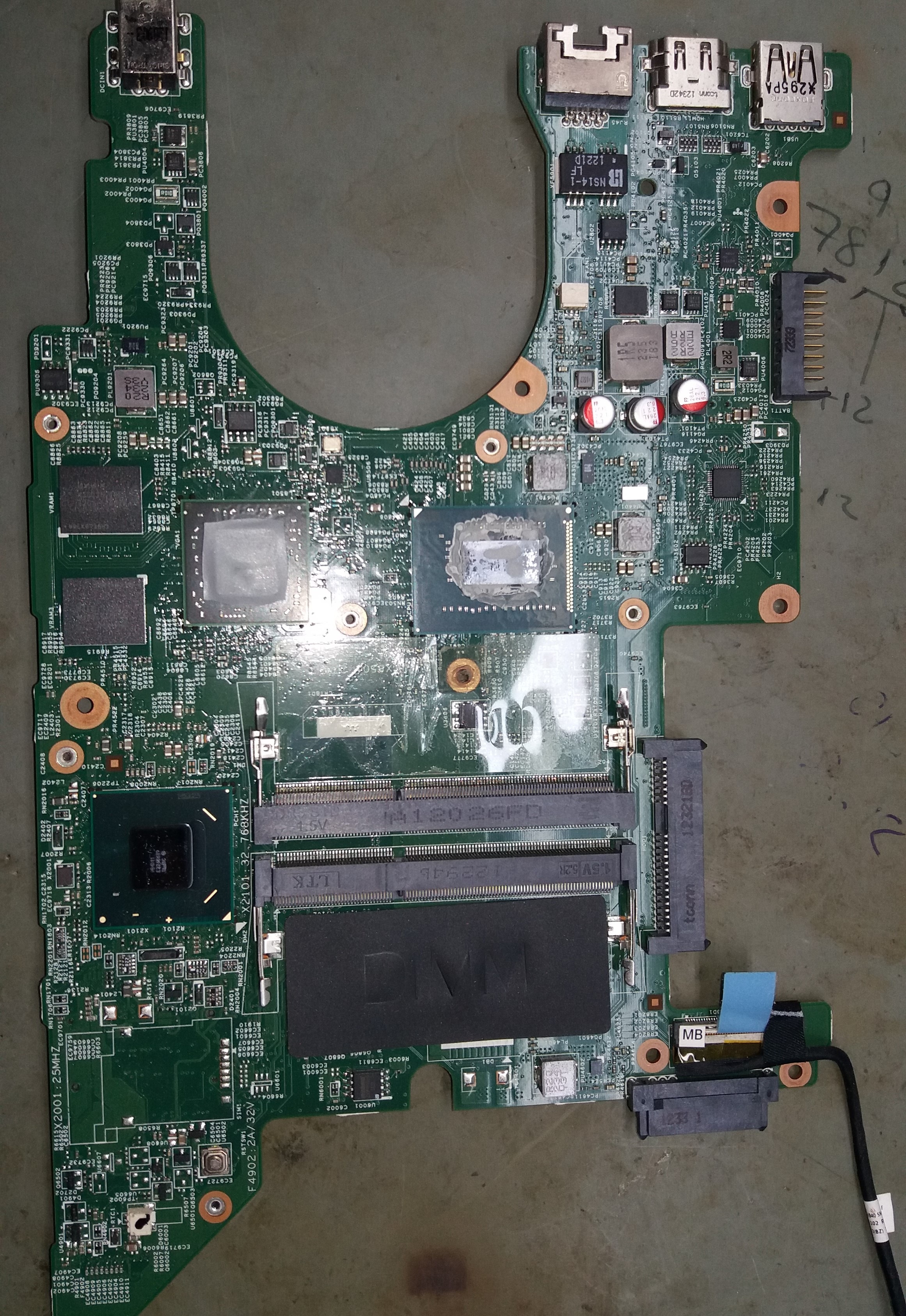 DELL INSPIRON 14z-5423 dmb40 11289-1 rev a00 CHIP DEDICADO AMD, TESTADO.