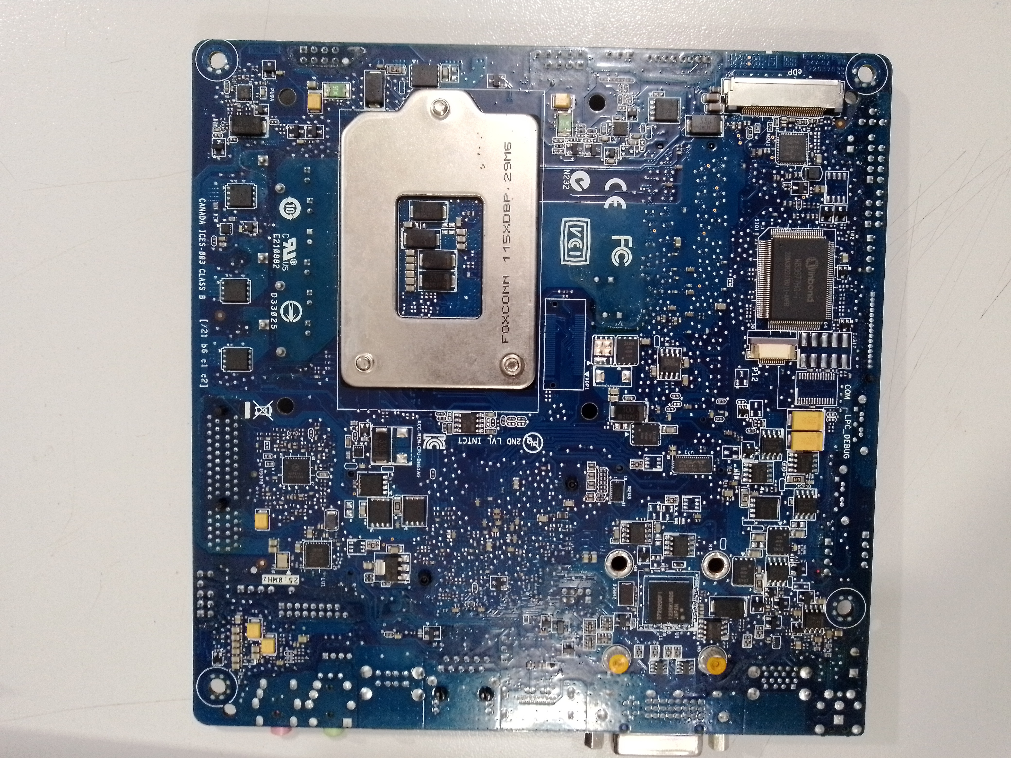 BIOS Mini ITX Intel DH61AG