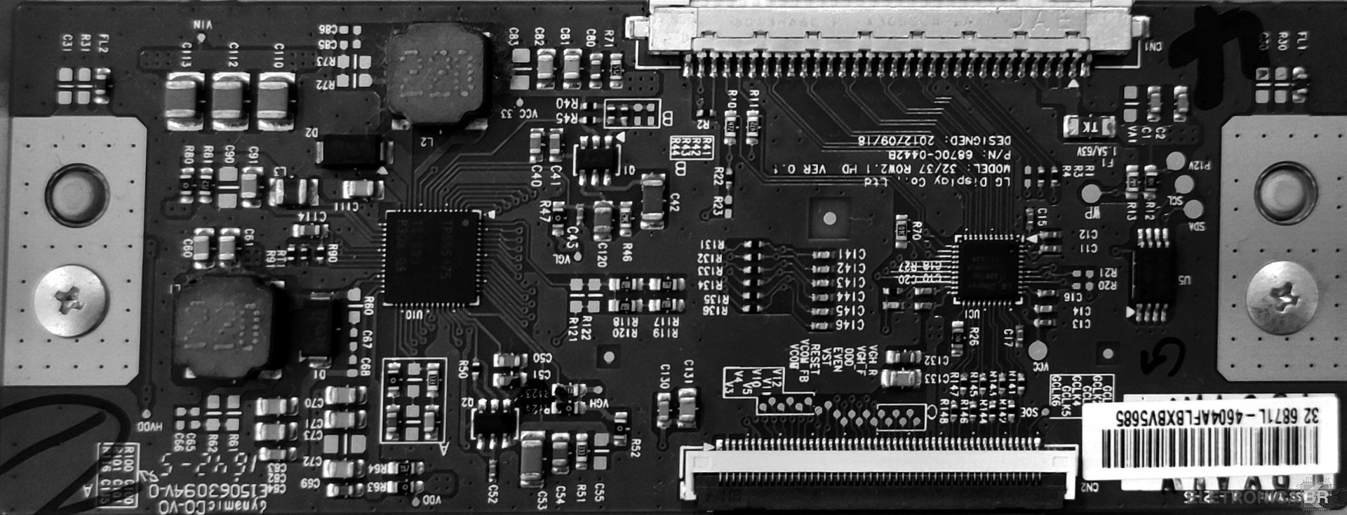 TV Panasonic TC-32DS600B Imagem Congelando