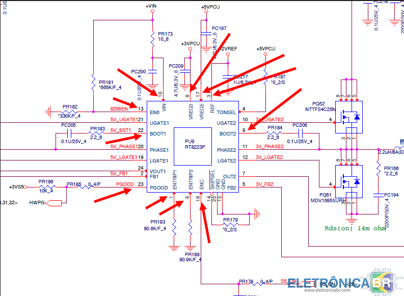 HP tpn-q129 - DA0U83MB6E0 Rev E - não liga nem acende o led do power