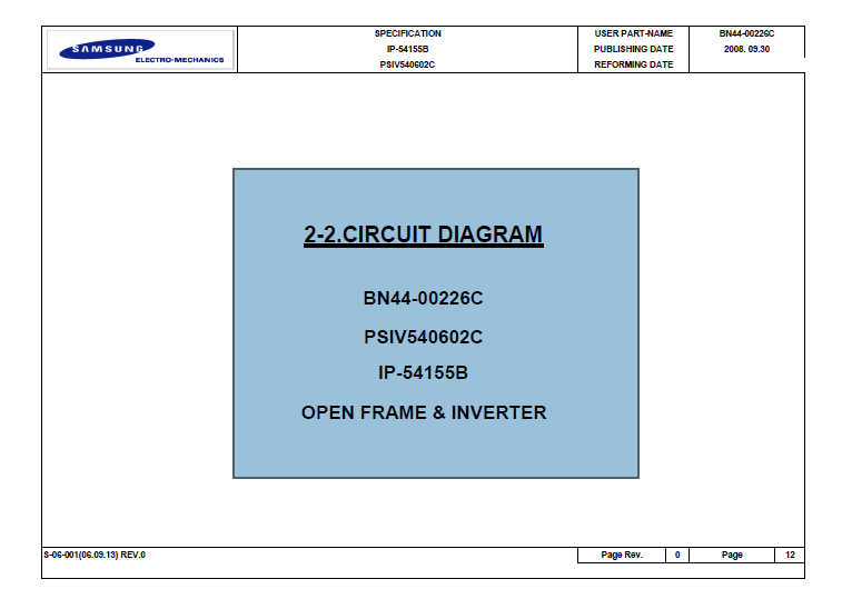 BN44-00226C IP-54155B PSIV540602C