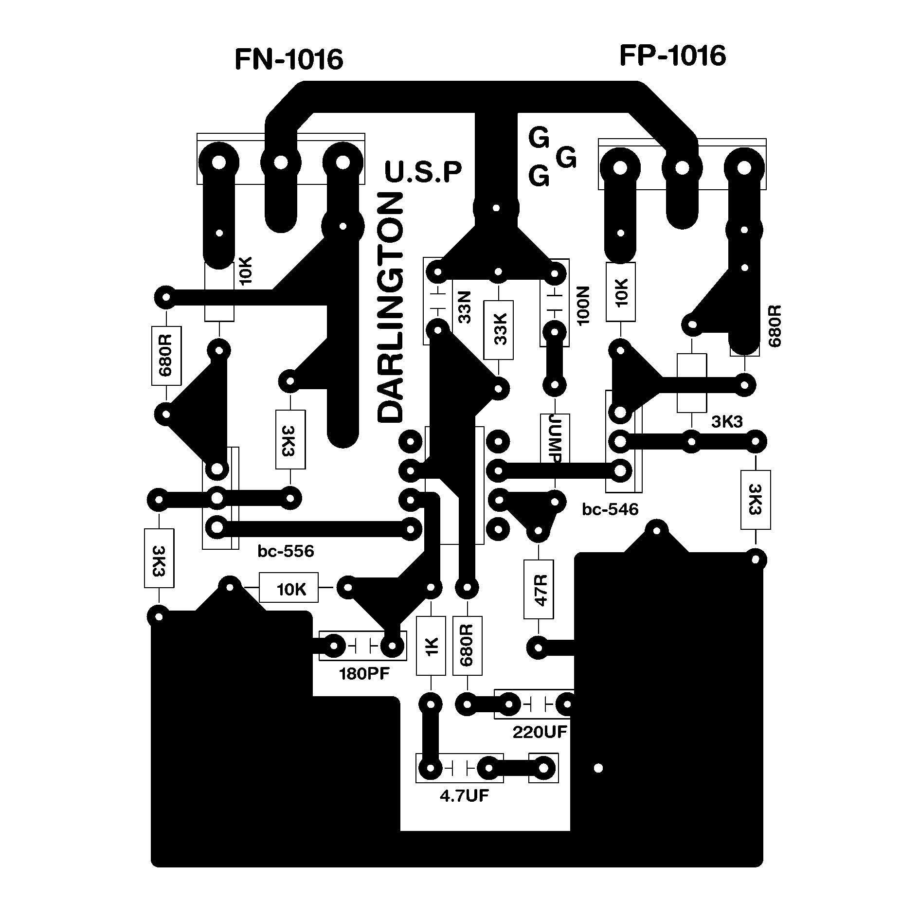 Download projeto LM741 tl071 fp1016 fn1016 tip142 tip147 Darlington