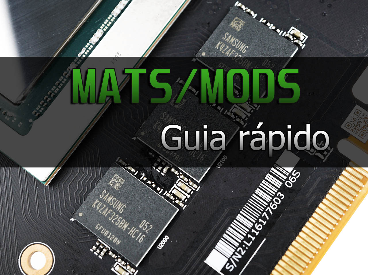 NVIDIA MODS/MATS (Guia rápido)