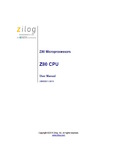 Mais informações sobre "Z80 CPU (Z80 Microprocessors) - User Manual"